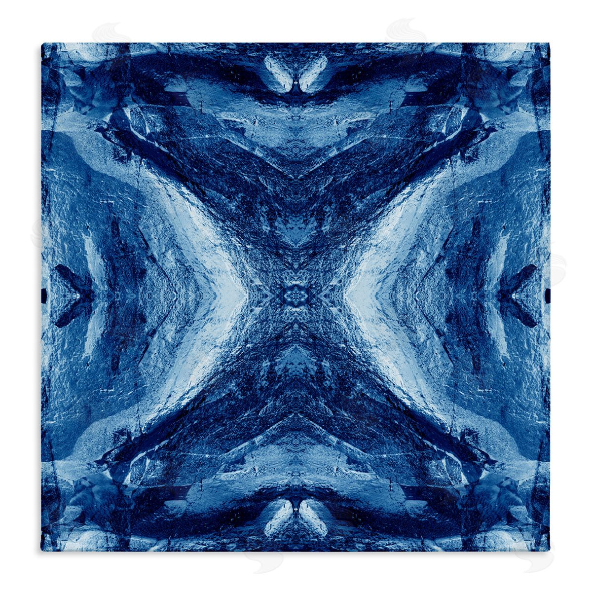 El Perkin Rustic Mirrored Motif Canvas Wall Art Print