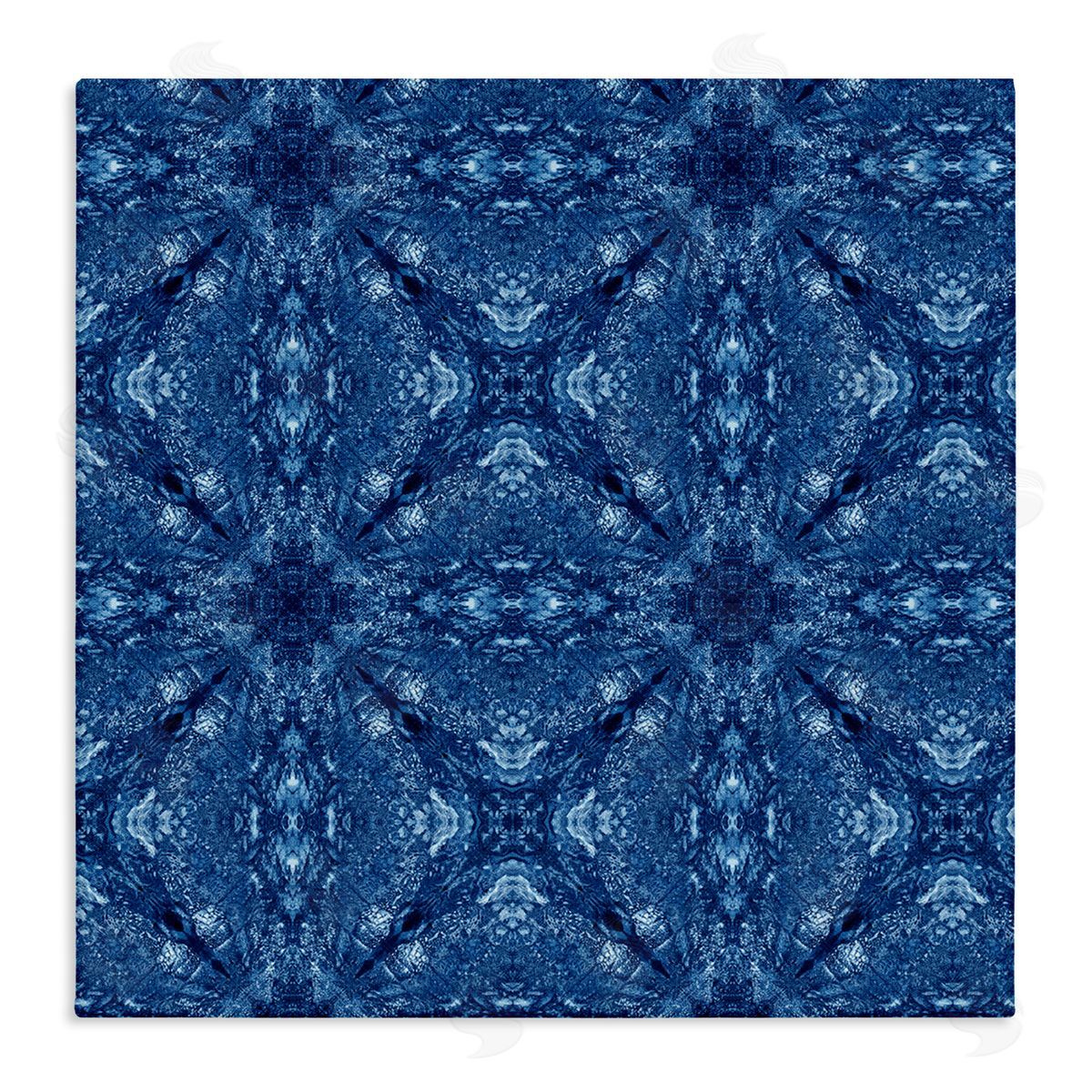 El Perkin Patterned Mosaic Tile Canvas Wall Art Print