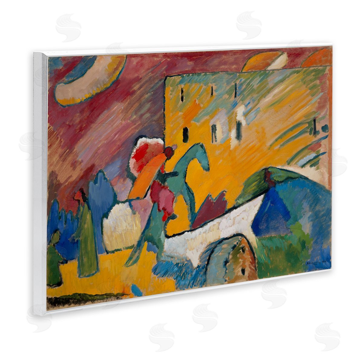 one1000paintings Kandinsky Improvisation Classic Wooden Wall Plaque Art Print