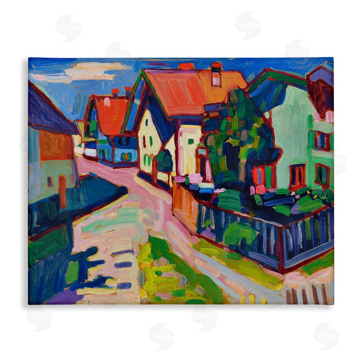 one1000paintings Kandinsky Murnau Landscape Canvas Wall Art Print