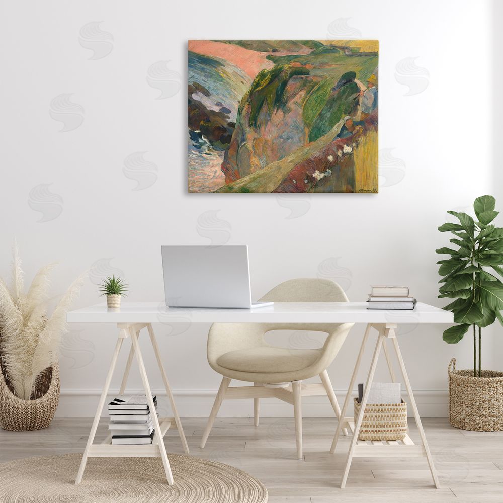 one1000paintings Classic Gauguin Above The Sea Canvas Wall Art Print in Room