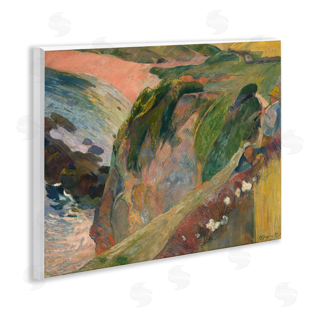one1000paintings Classic Gauguin Above The Sea Wooden Wall Plaque Art Print