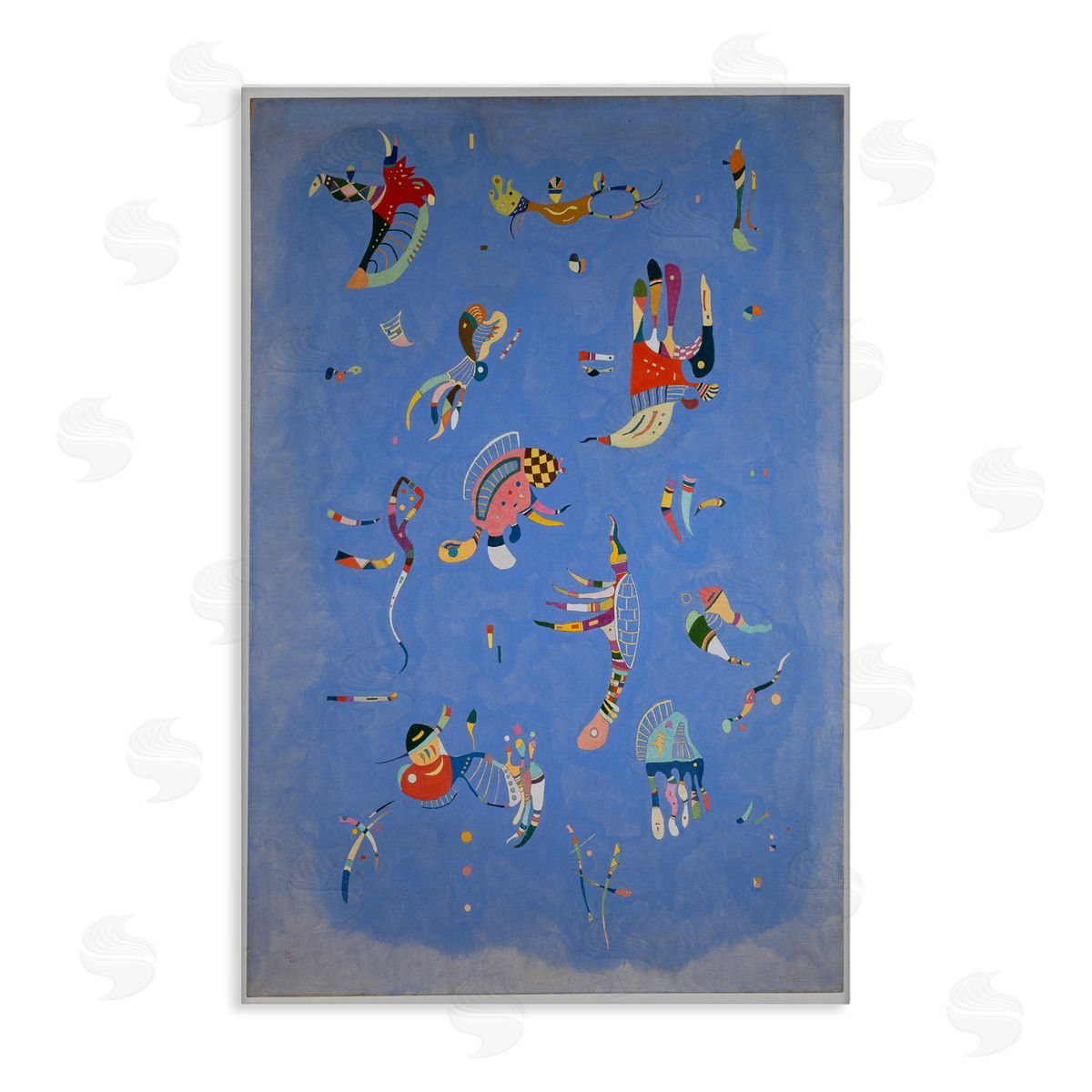 one1000paintings Kandinsky Sky Blue Painting Canvas Wall Art Print