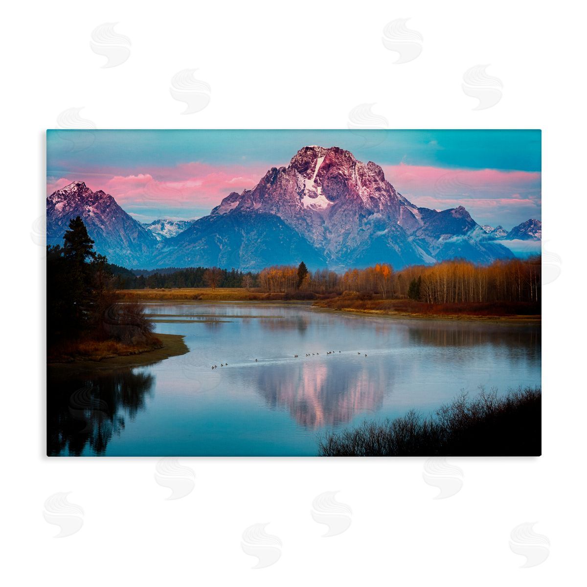 Rick Berk Vast Mountain Lake Photography Canvas Wall Art Print