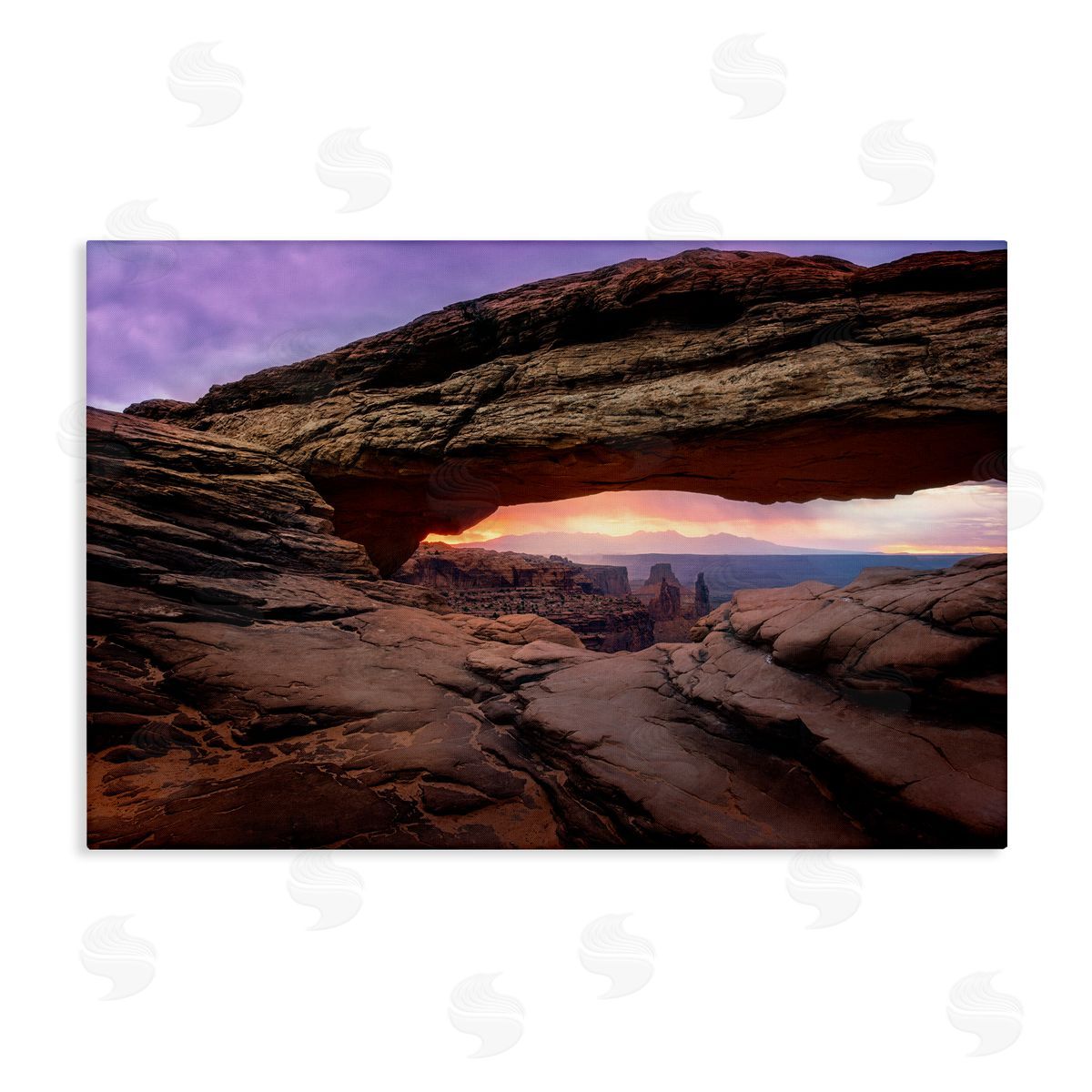 Rick Berk Natural Canyon Rock Arch Canvas Wall Art Print