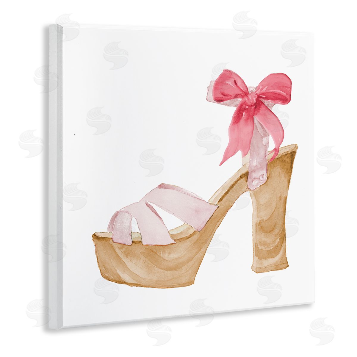 Lanie Loreth Pool Party Summer Stiletto Wooden Wall Plaque Art Print