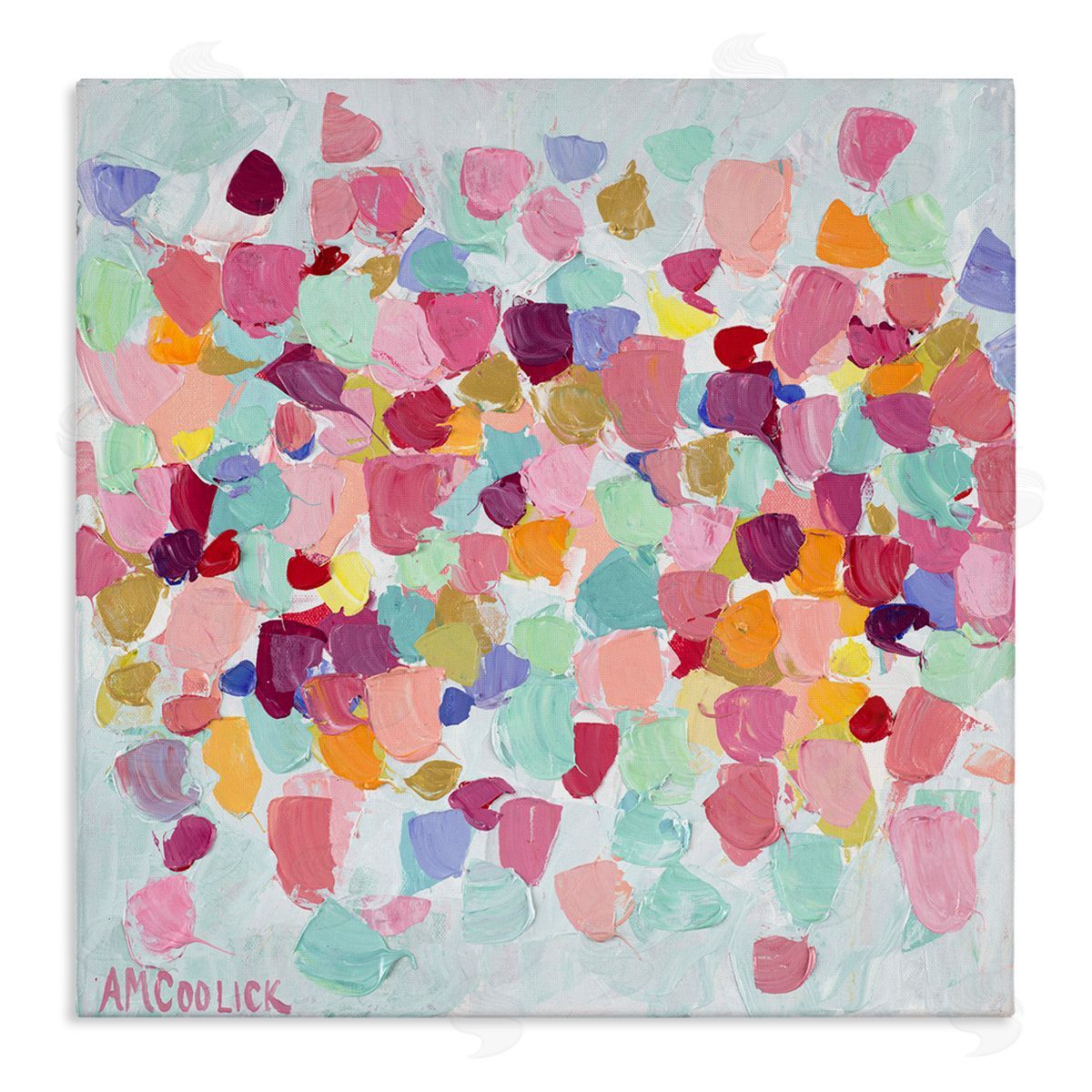 Ann Marie Coolick Pastel Hue Splotches Canvas Wall Art Print