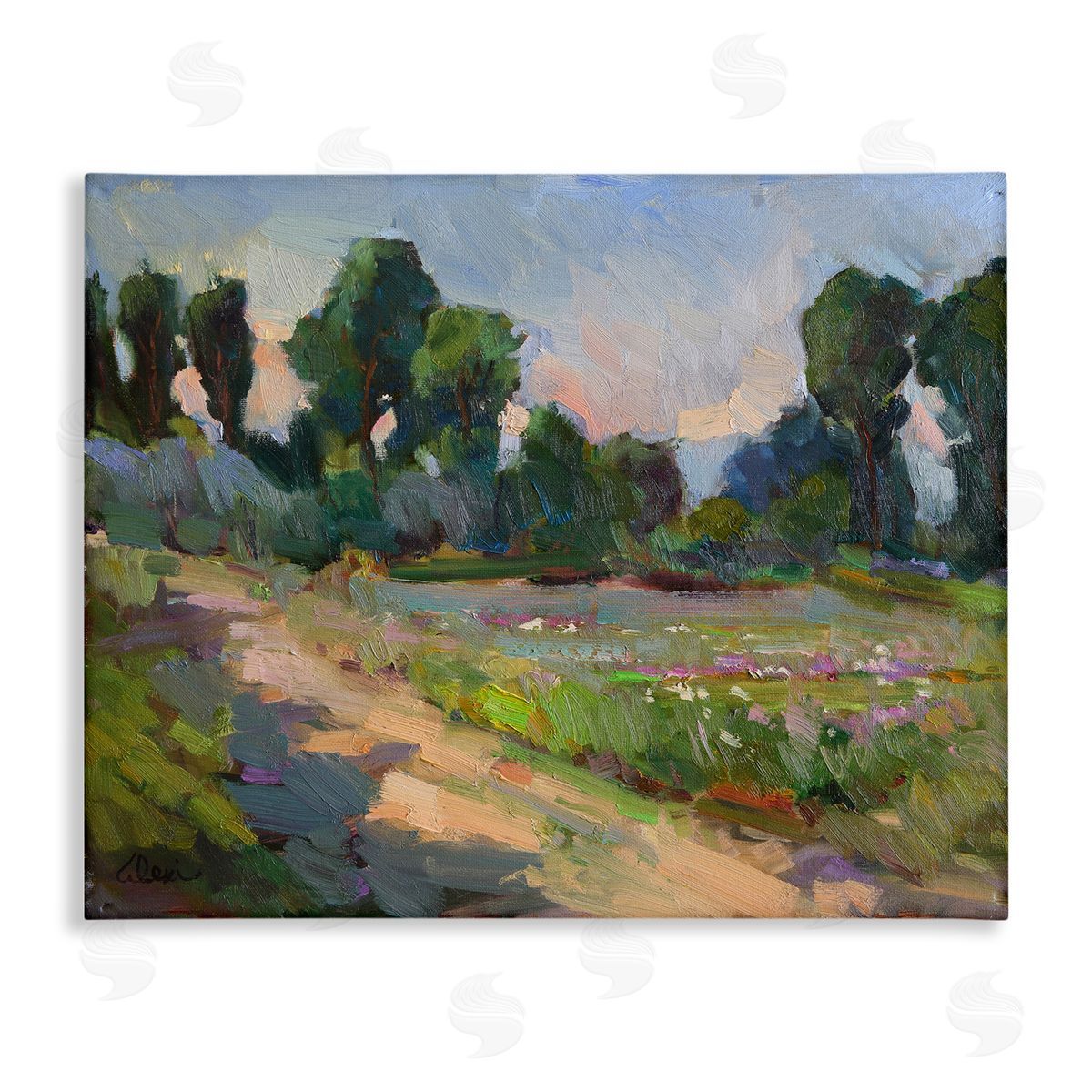 Alexi Fine Idaho Spring Tree Grove Canvas Wall Art Print