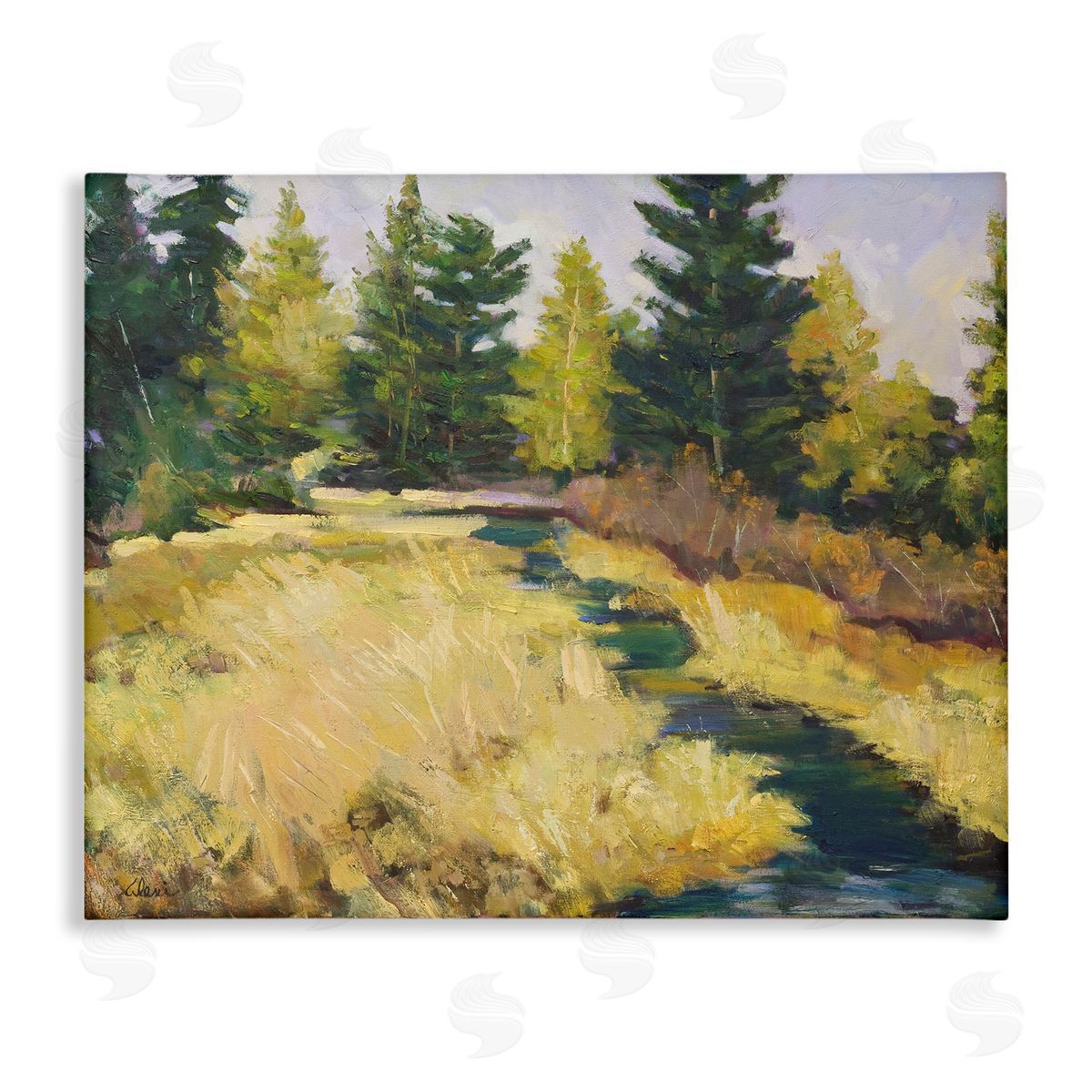Alexi Fine Mammoth Creek Landscape Canvas Wall Art Print