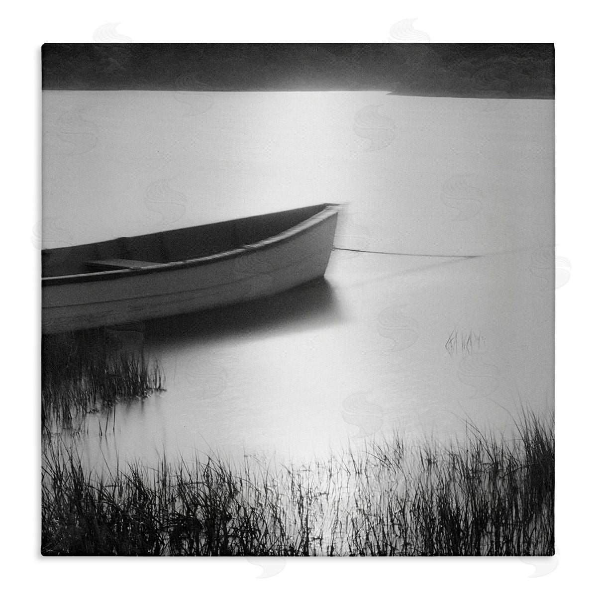 Chip Forelli Rowboat on Peaceful Shore Canvas Wall Art Print