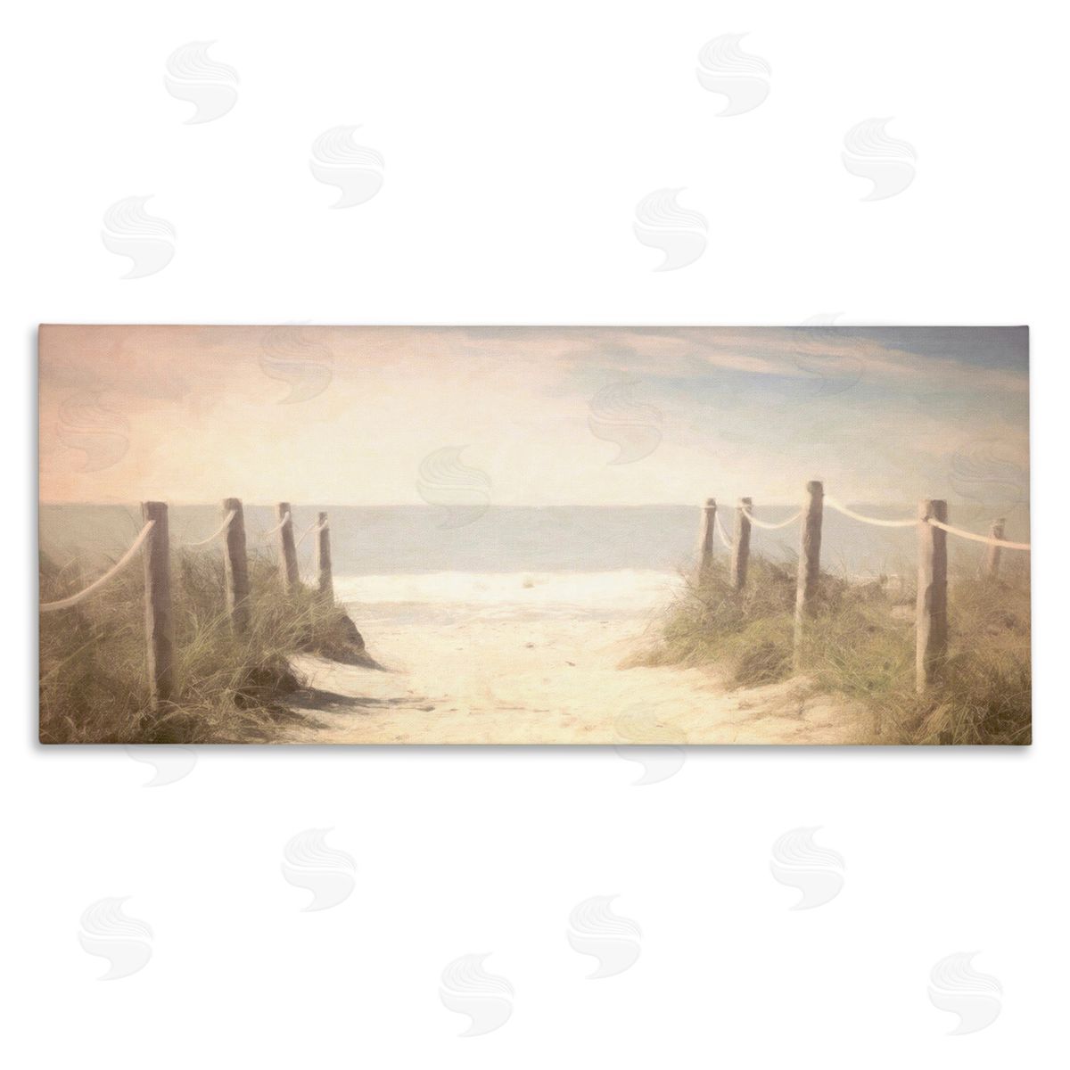 Dreamy Coastal Walkway Canvas Wall Art, Home Decor by Graffi*tee Studios
