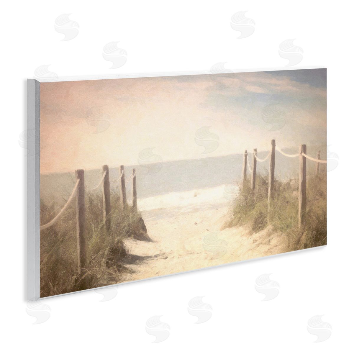 Dreamy Coastal Walkway Wood Plaque Wall Art, Home Decor by Graffi*tee Studios