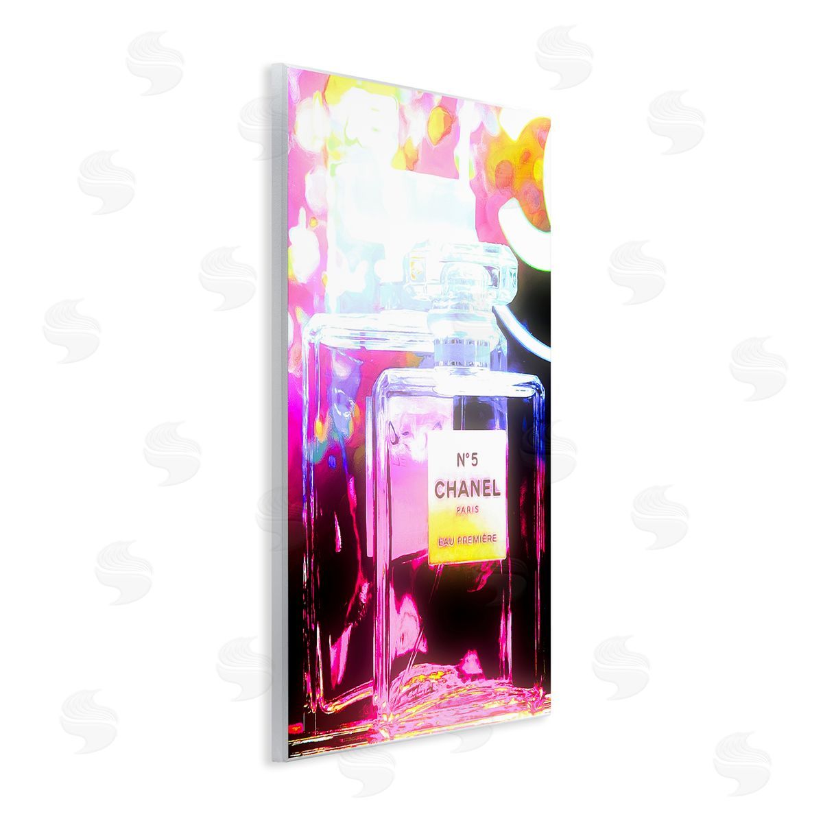 Pretty In Pink Perfume Wood Plaque Wall Art, Home Decor by Graffi*tee Studios