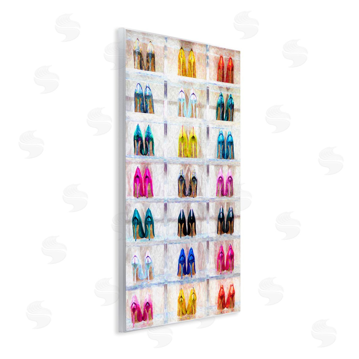 Arranged High Heels Wood Plaque Wall Art, Home Decor by Graffi*tee Studios