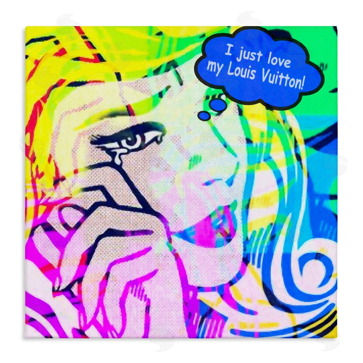 Graffitee Studios Pop Comic Style Glam Canvas Wall Art Print
