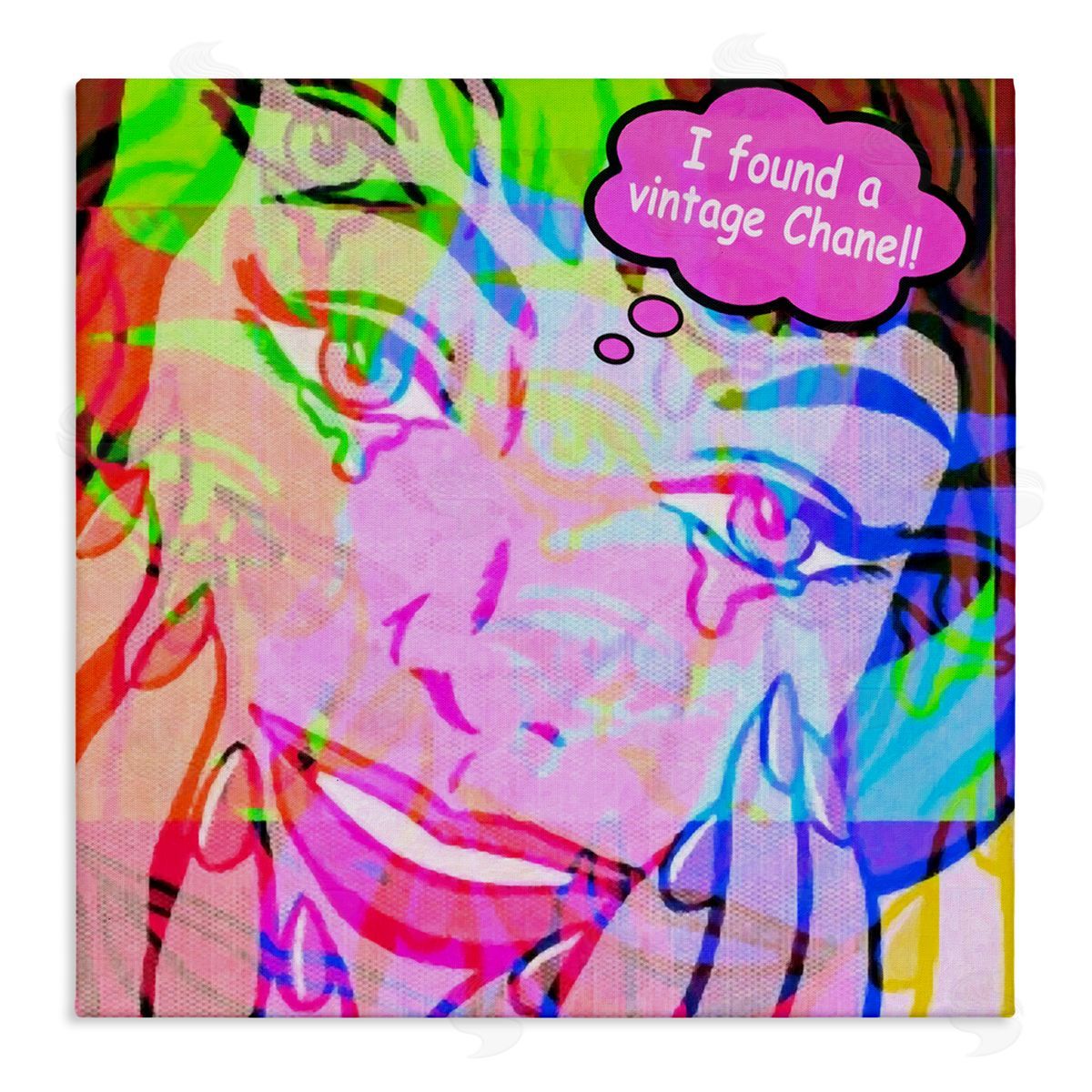 Graffitee Studios Pop Style Fashionista Canvas Wall Art Print
