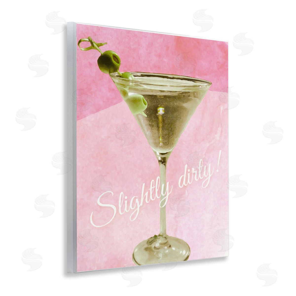 Slightly Dirty Martini Wood Plaque Wall Art, Home Decor by Graffi*tee Studios
