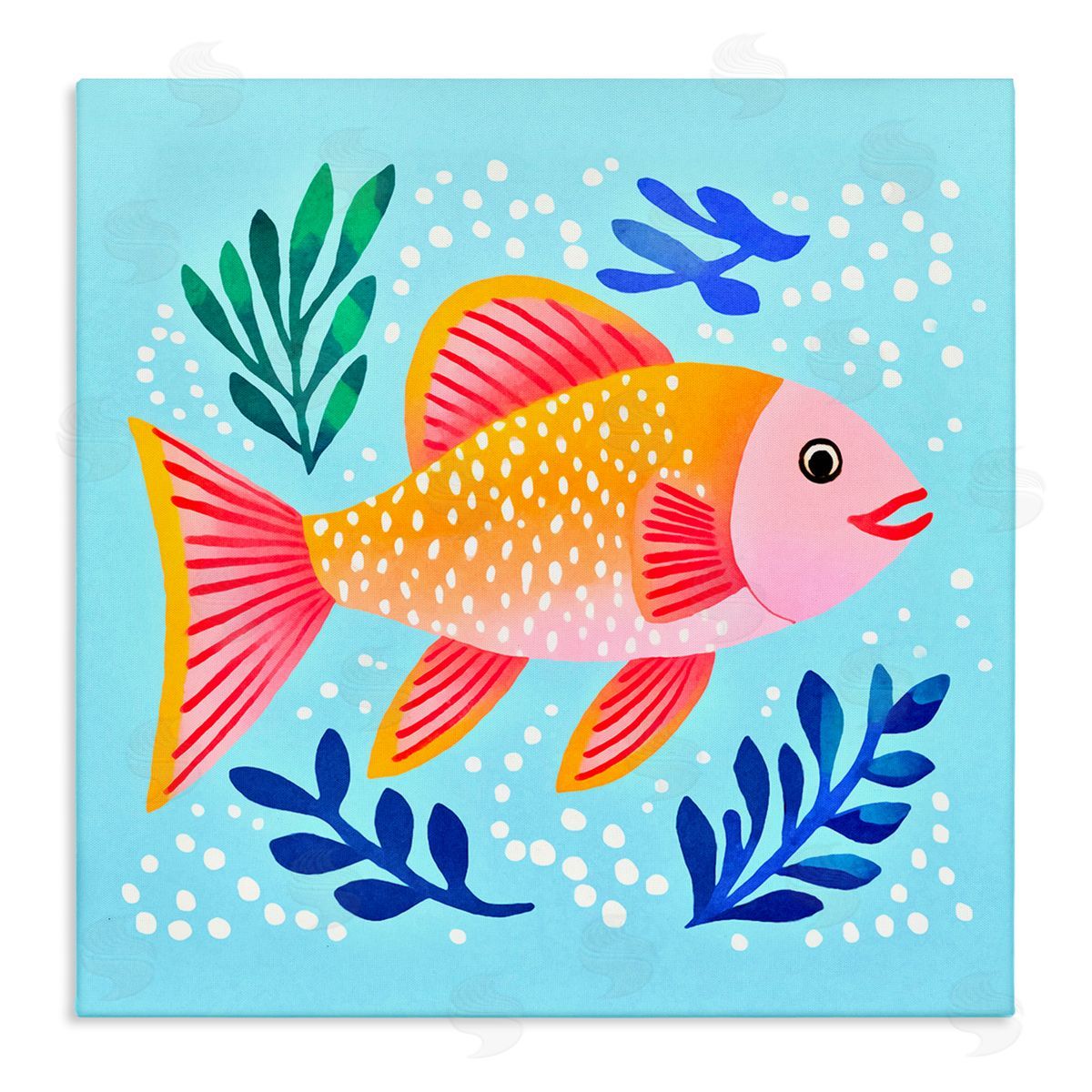 stupell industries Andrea Haase | Whimsical Fish & Seaweed Wall Art