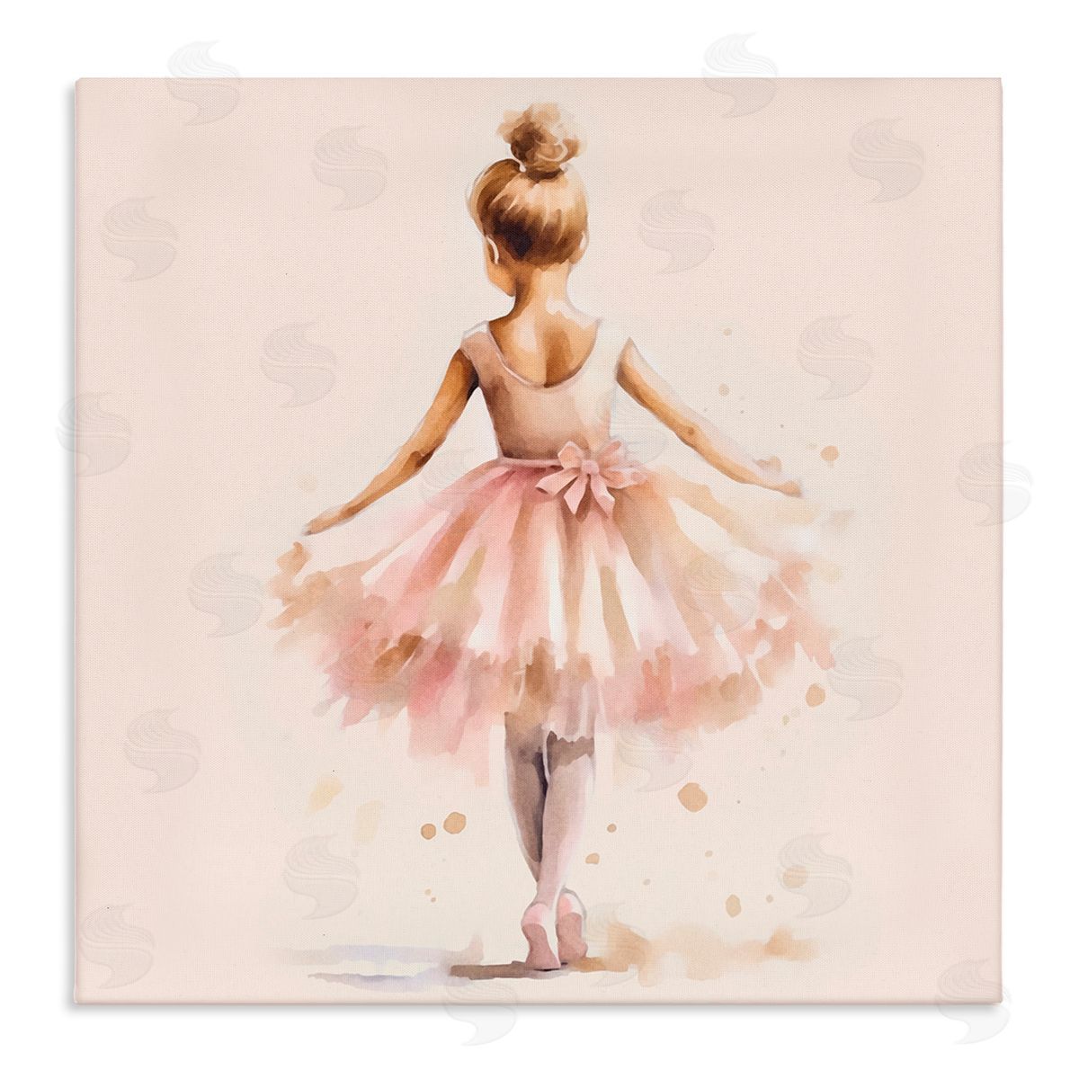 Andrea Haase Stepping Ballerina in Tutu Canvas Wall Art Print