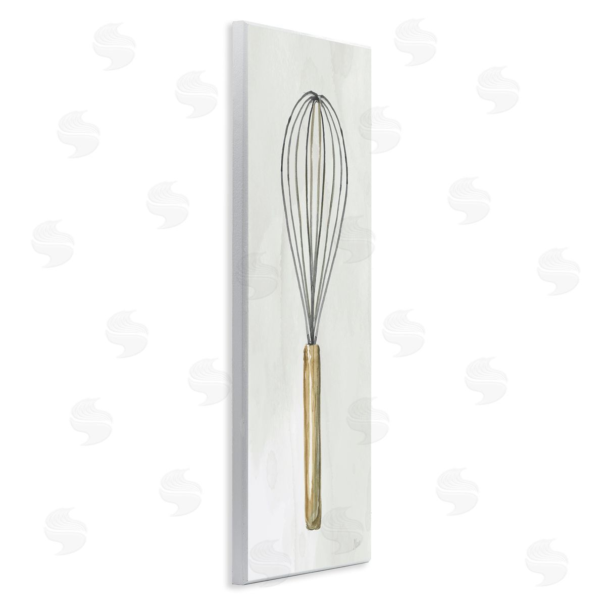 Rustic Kitchen Whisk Wood Plaque Wall Art, Home Decor by Nan