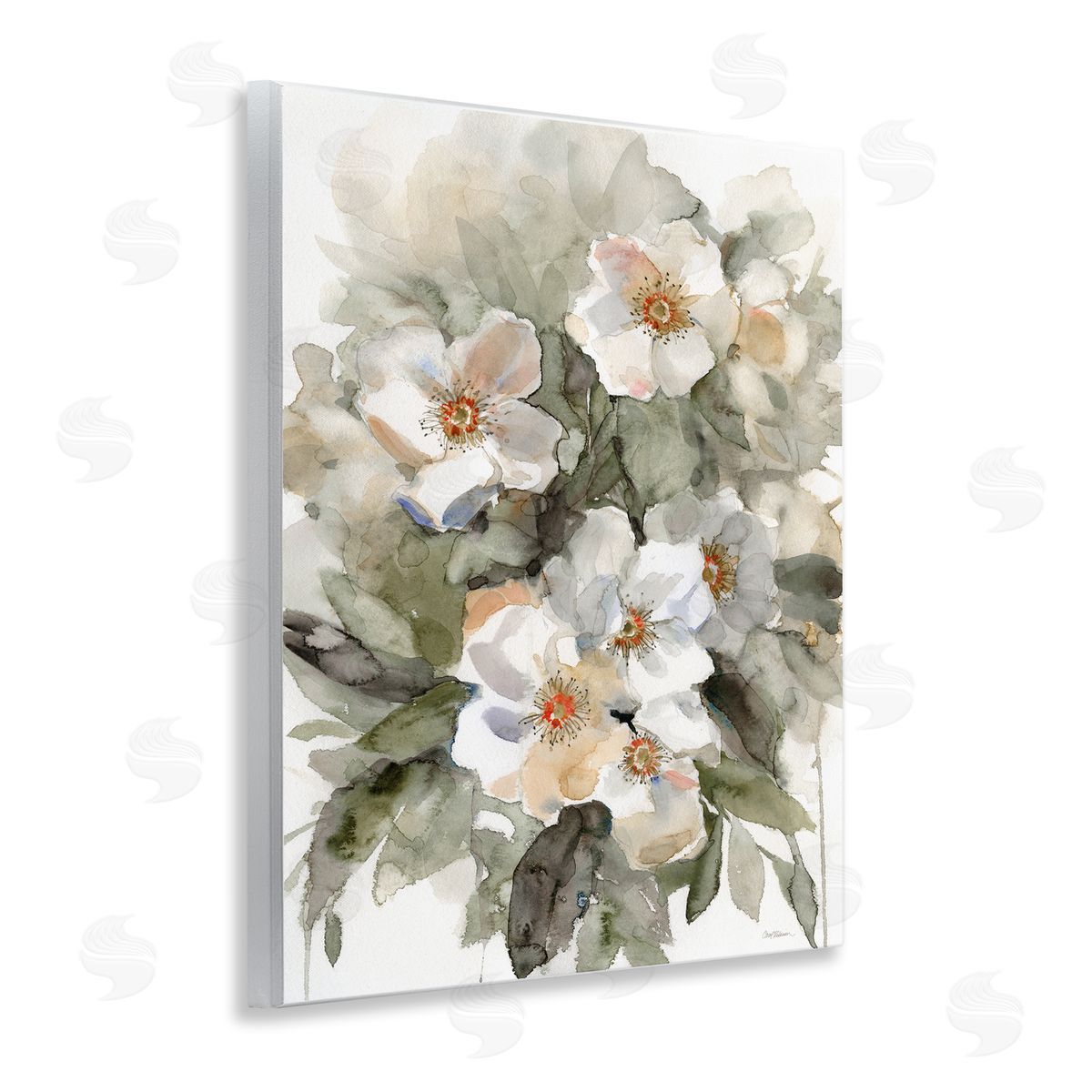 Abstract Floral Bundle Wood Plaque Wall Art, Home Decor by Carol Robinson