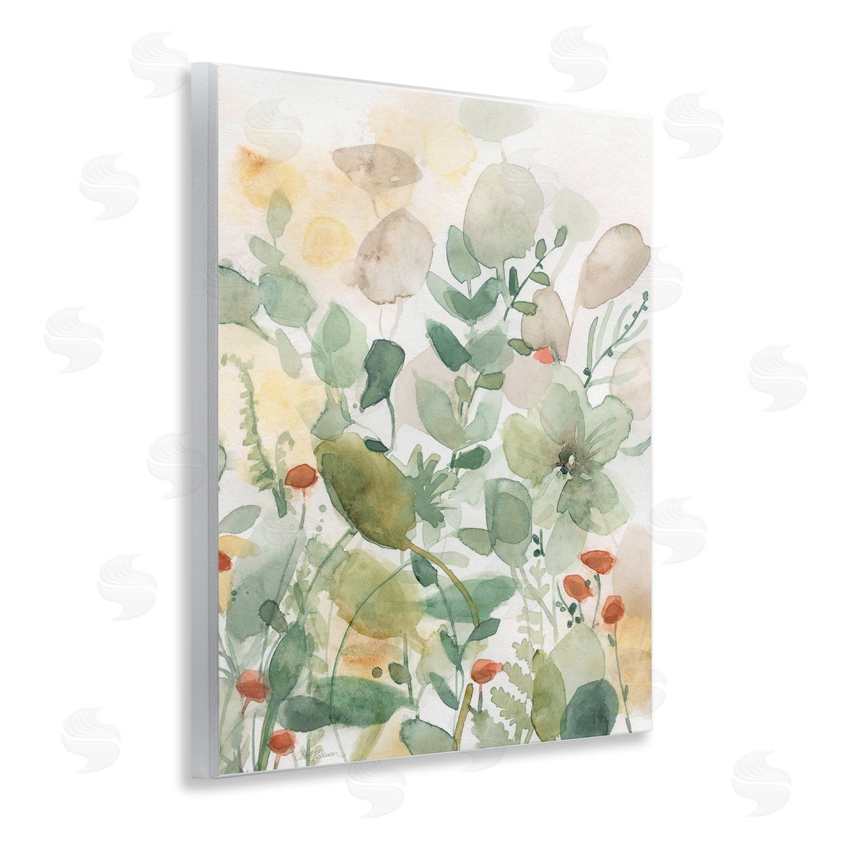 Layered Transparent Leaves Wood Plaque Wall Art, Home Decor by Carol Robinson