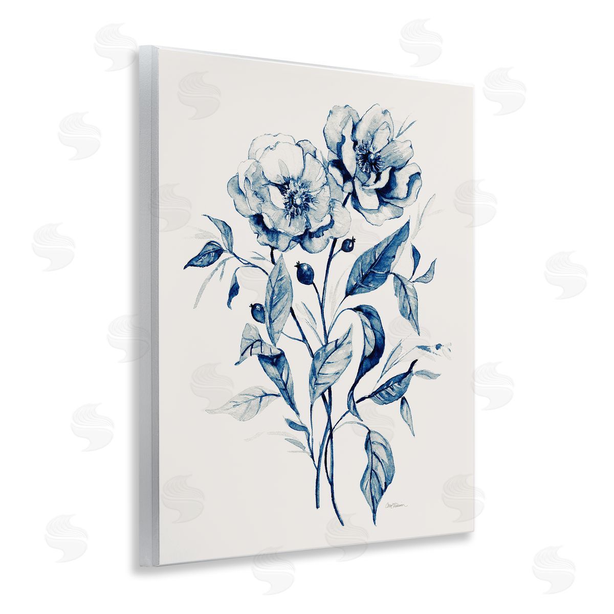 Vintage Flower Bundle Wood Plaque Wall Art, Home Decor by Carol Robinson
