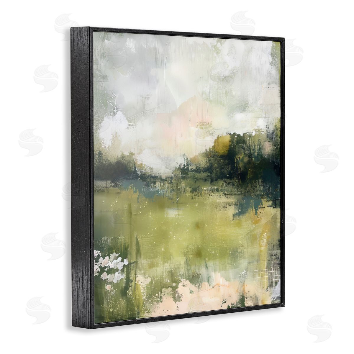 Scenic Faded Atmosphere Black Frame Print Wall Art, Home Decor by Irena Orlov