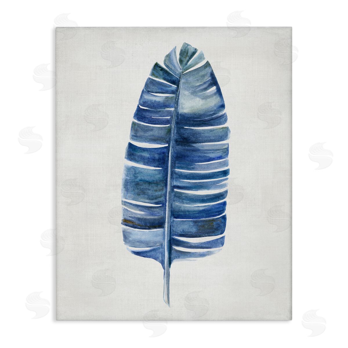 Single Fan Plant Sprig Canvas Wall Art, Home Decor by Hannah Dawson