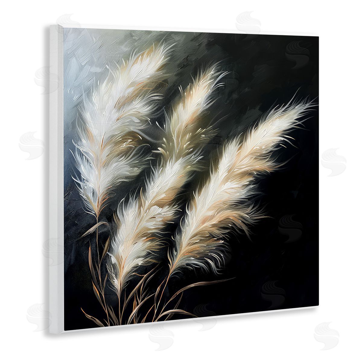 Wispy Wheat Stalks Wood Plaque Wall Art, Home Decor by Raymond Powers