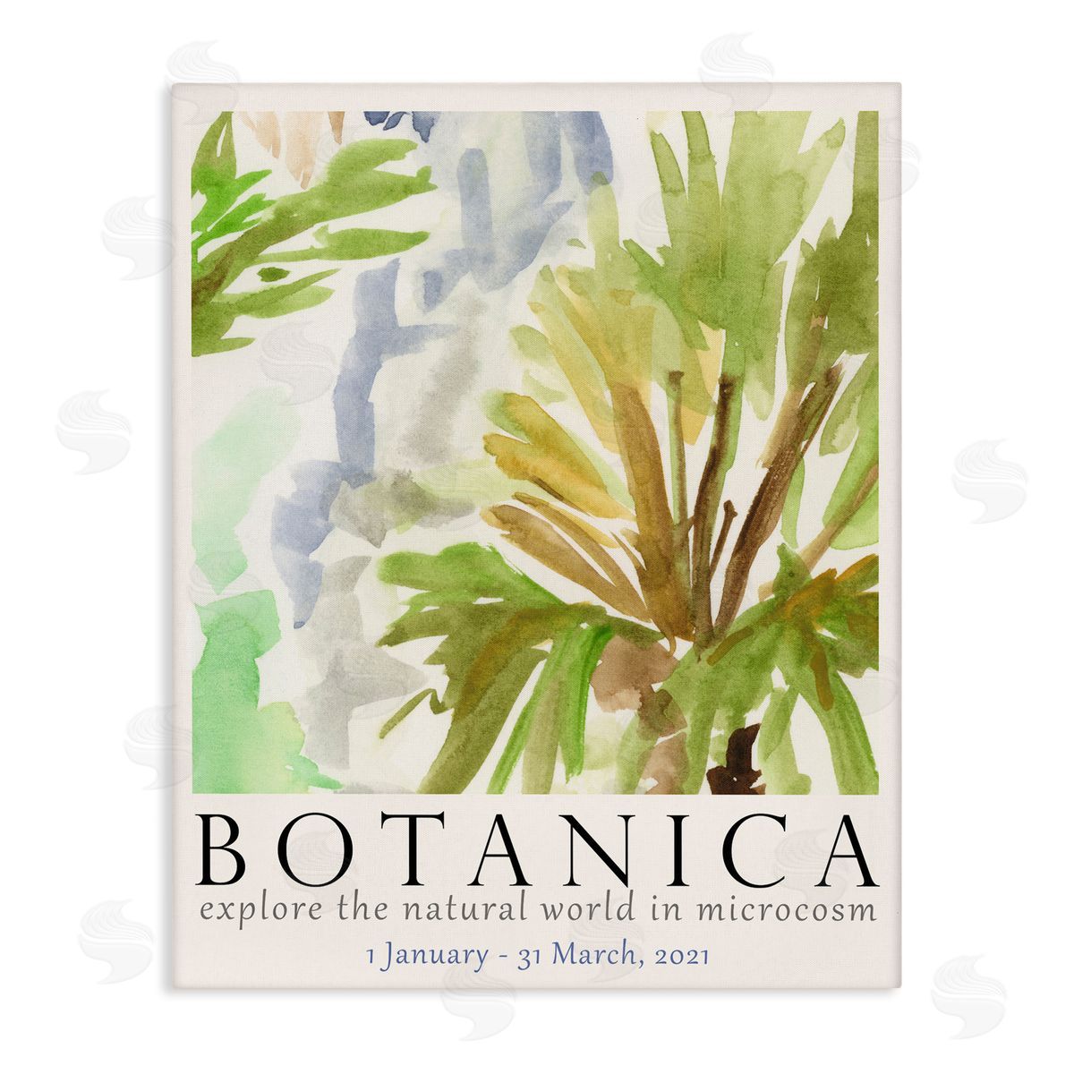 Botanica Museum Poster Canvas Wall Art, Home Decor by June Erica Vess