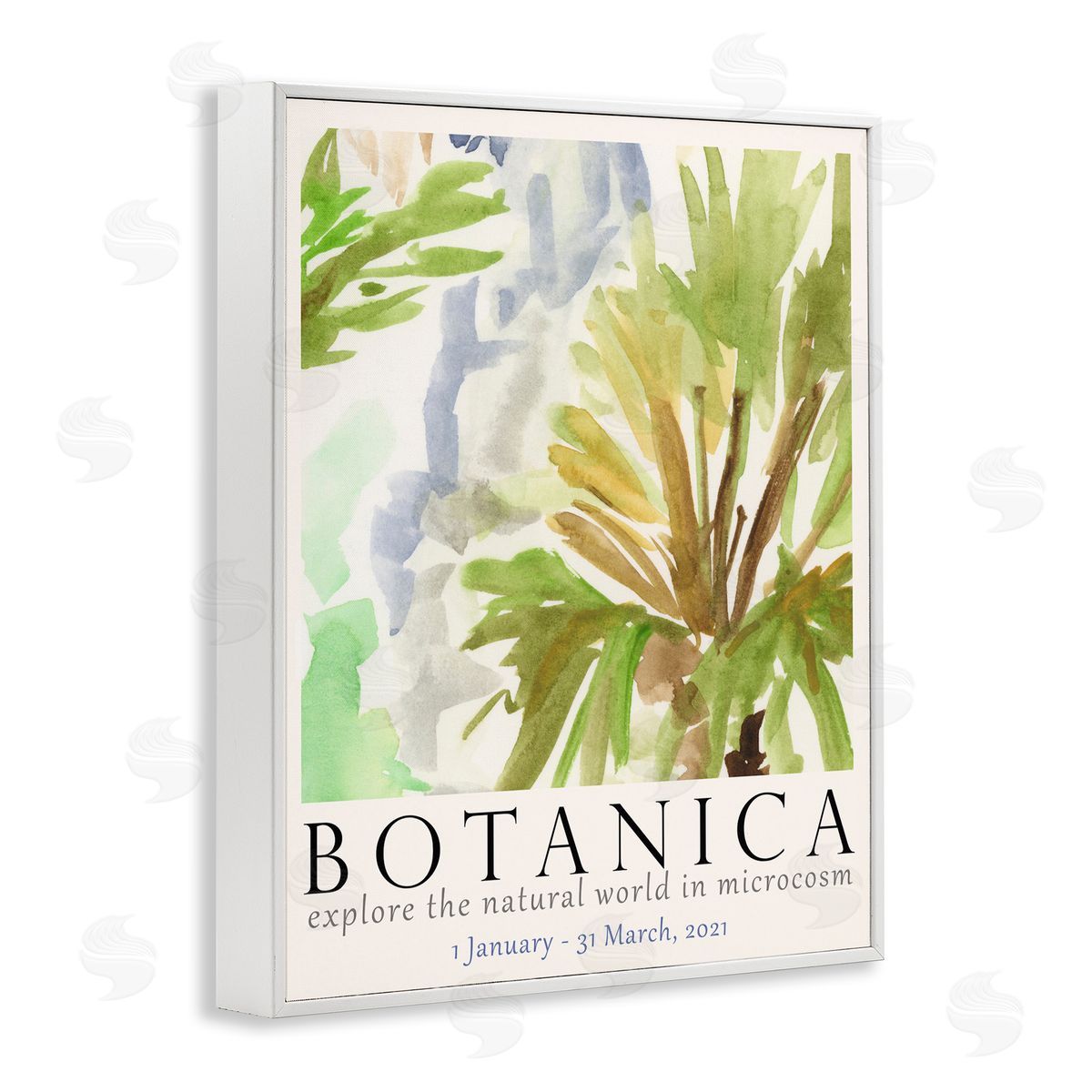 Botanica Museum Poster White Frame Print Wall Art, Home Decor by June Erica Vess