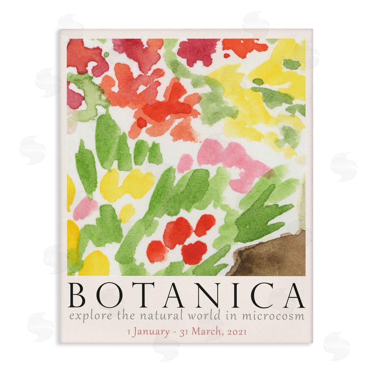 Botanica Floral Museum Canvas Wall Art, Home Decor by June Erica Vess