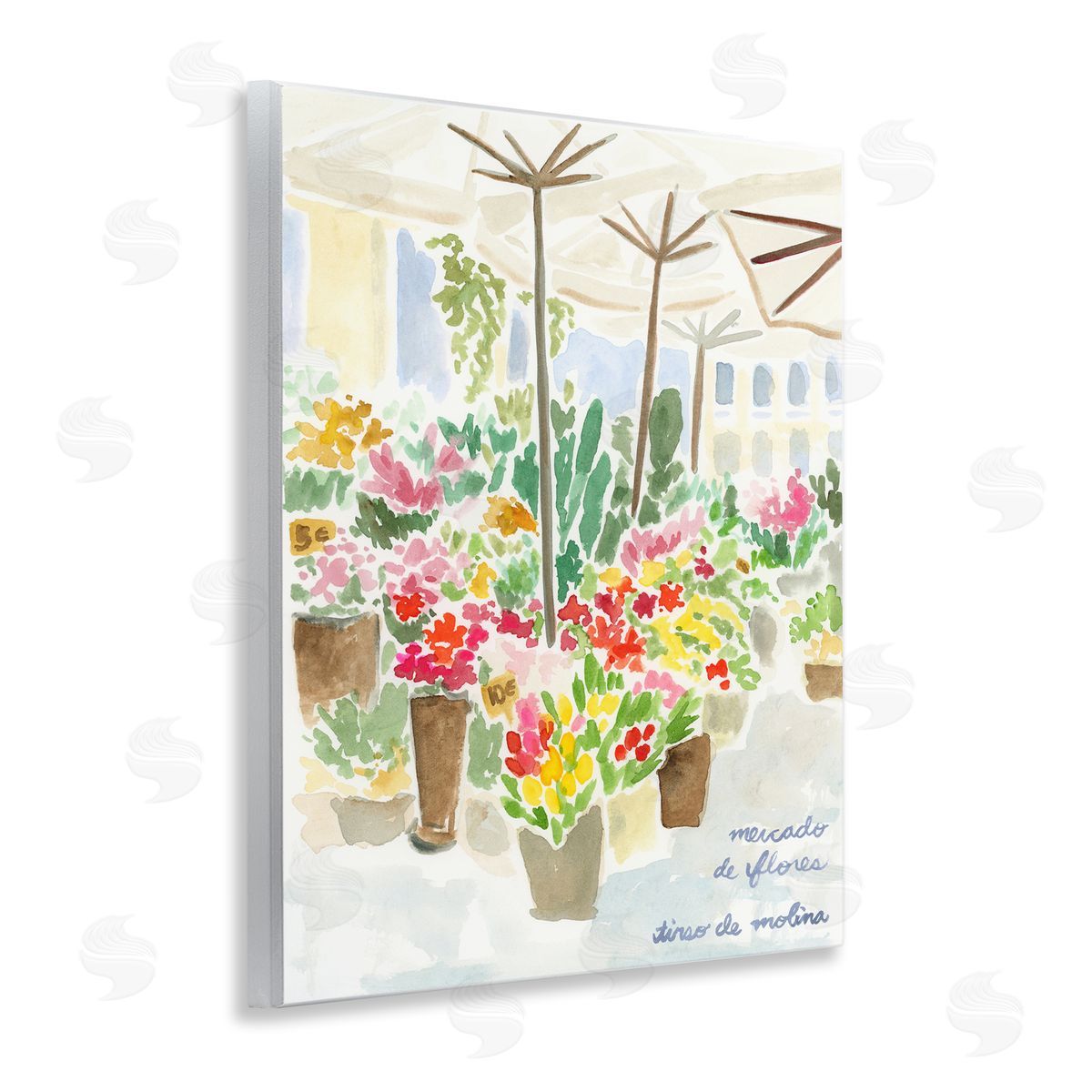 Assorted Florals Scenery Wood Plaque Wall Art, Home Decor by June Erica Vess