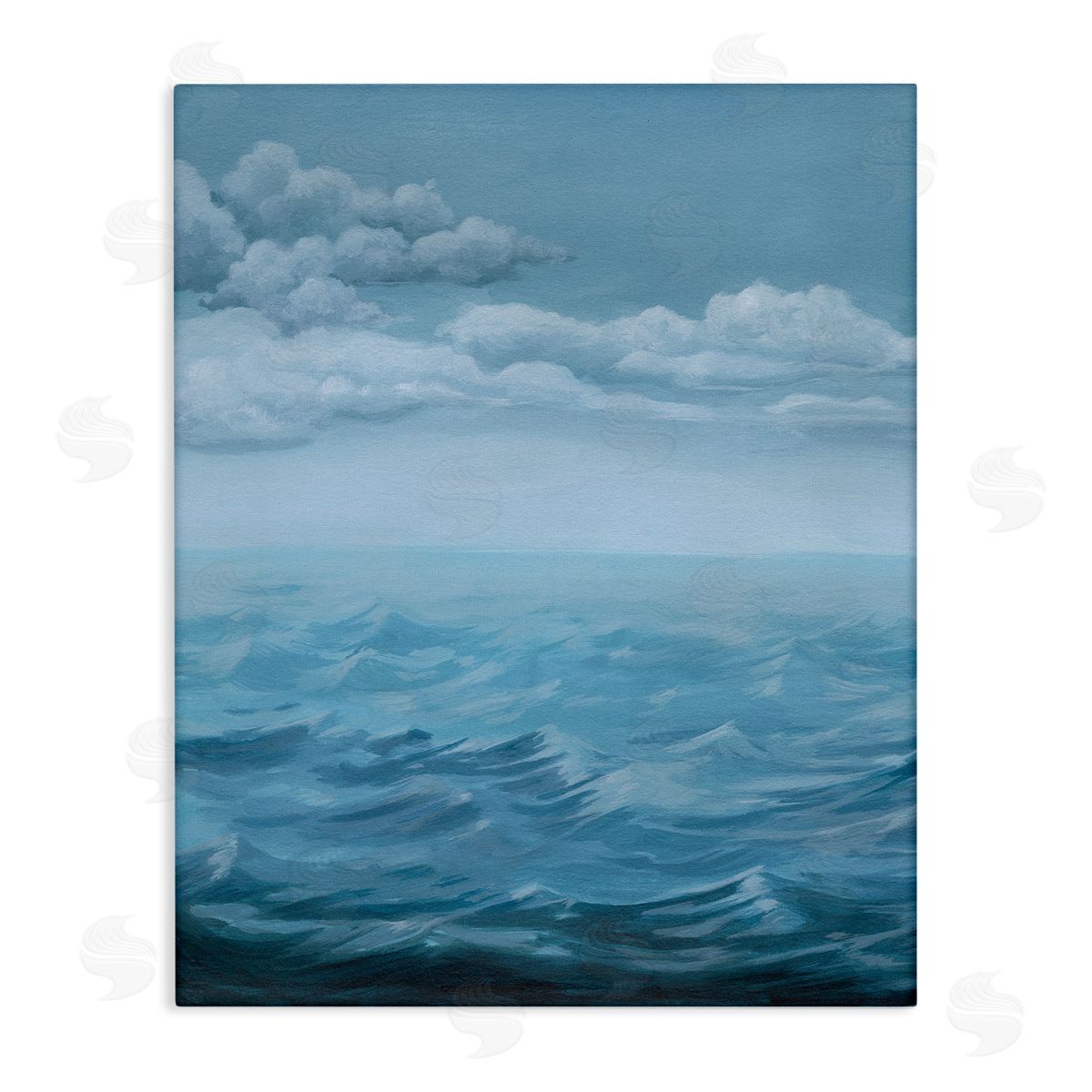 Clouds over Rough Seas Canvas Wall Art, Home Decor by Grace Popp