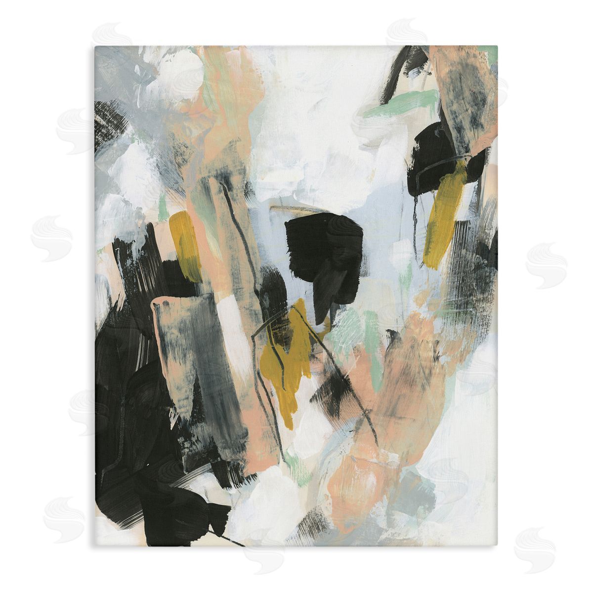 Bold Streaks of Paint Canvas Wall Art, Home Decor by June Erica Vess