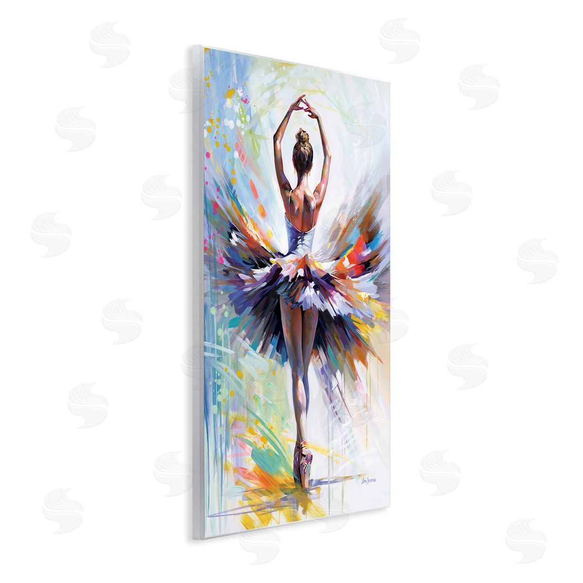 Prelude to Passion Ballet Wood Plaque Wall Art, Home Decor by Leon Devenice