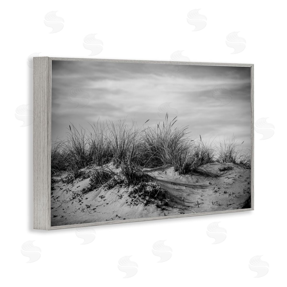 Point Reyes Beach Dunes Grey Frame Print Wall Art, Home Decor by Crystal Lynn Collins