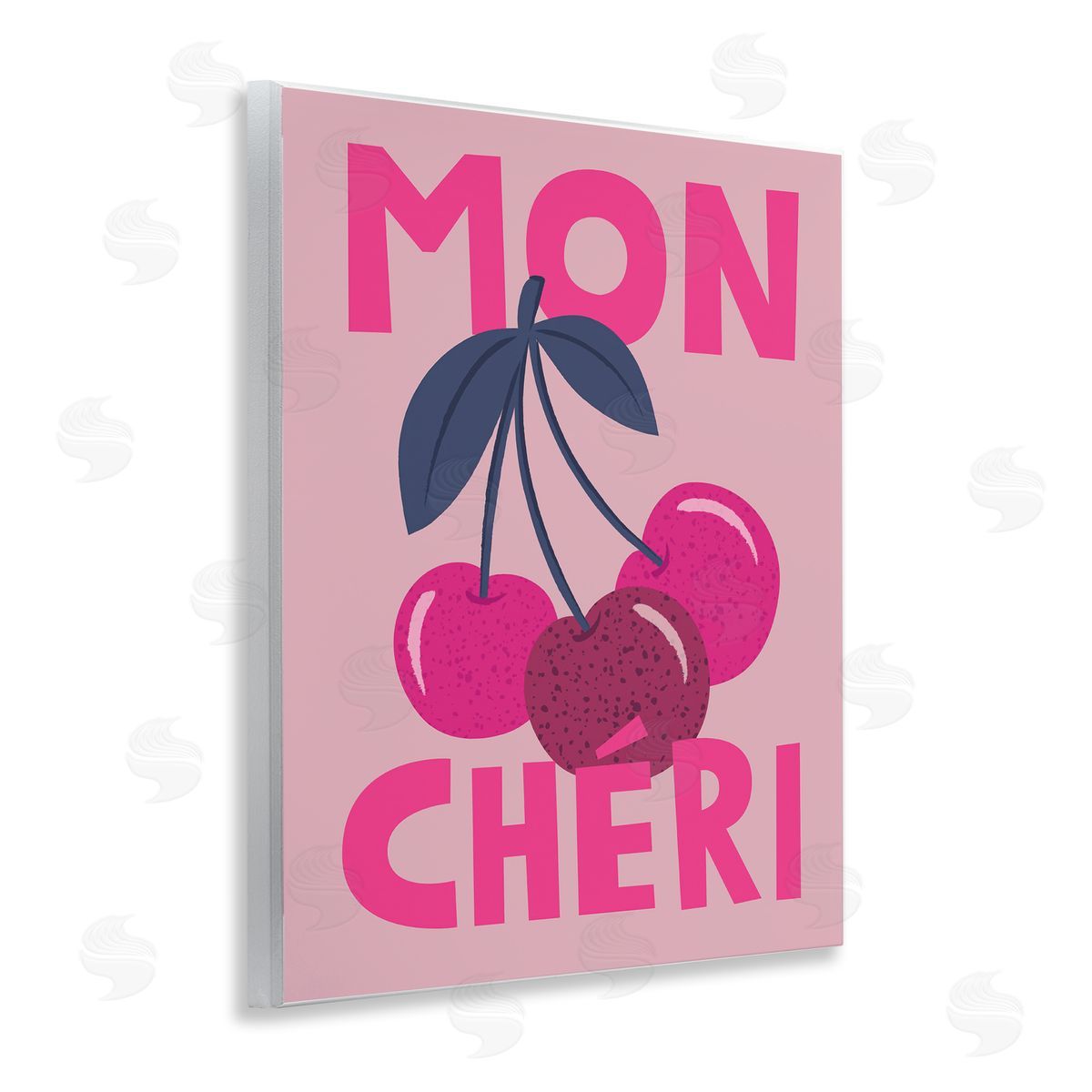 Lisa Perry Whitebutton Mon Cheri Fruits Wooden Wall Plaque Art Print