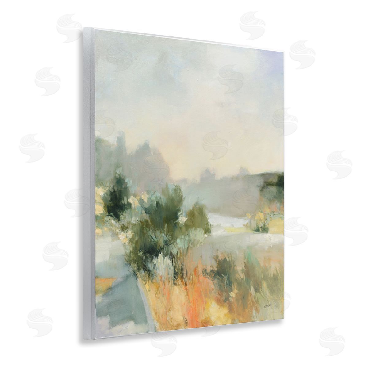 Along The Path Landscape Wood Plaque Wall Art, Home Decor by Julia Purinton