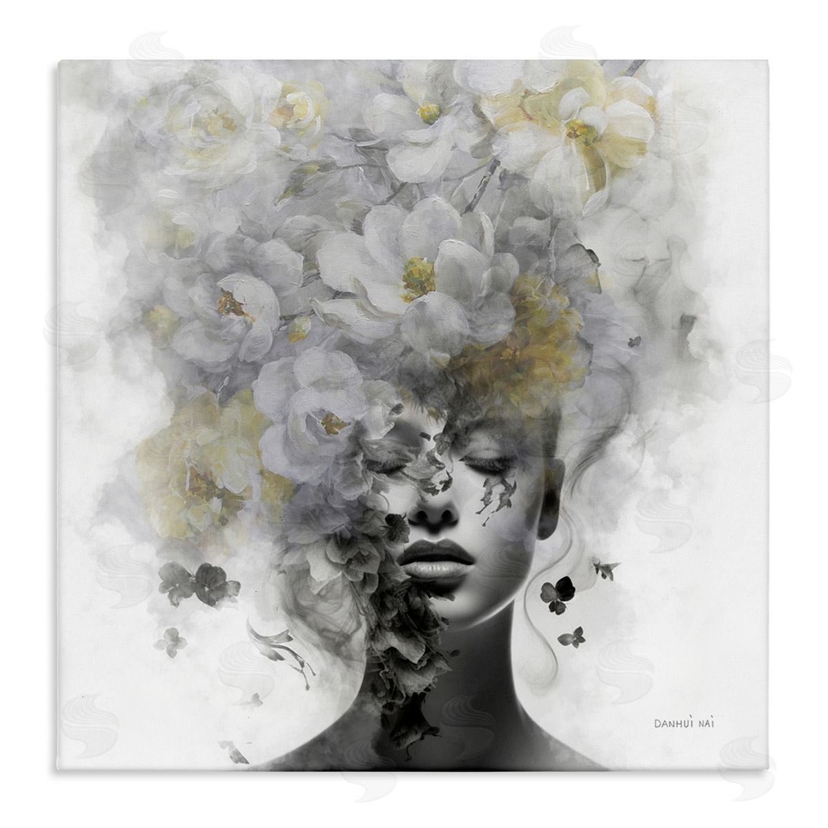 Hidden Spring Visage Canvas Wall Art, Home Decor by Danhui Nai