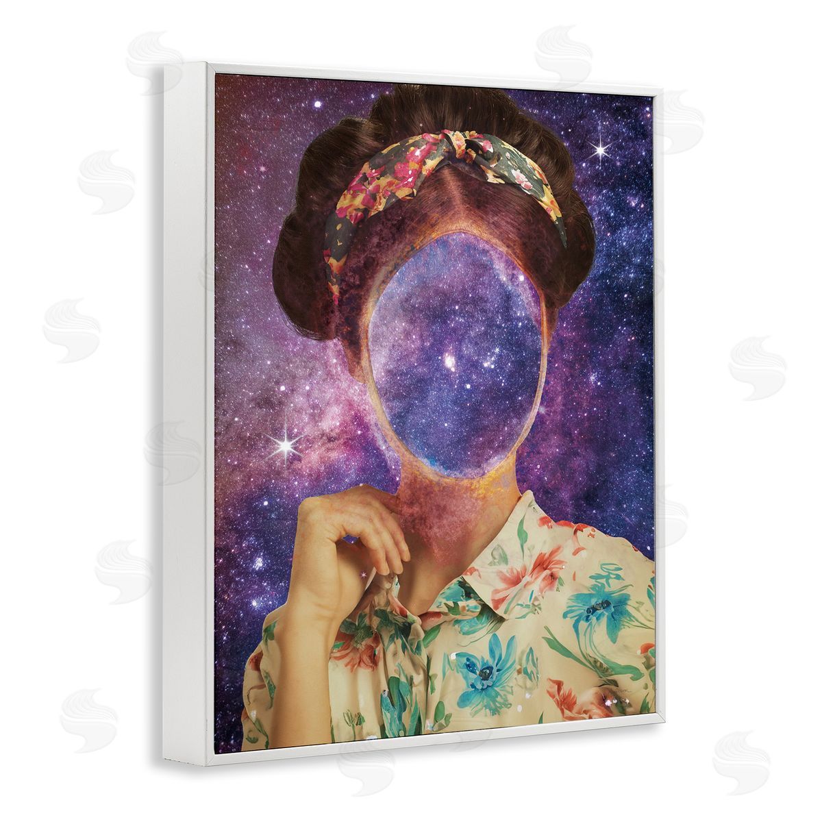 Space To Think Portrait White Frame Print Wall Art, Home Decor by Mary Urban