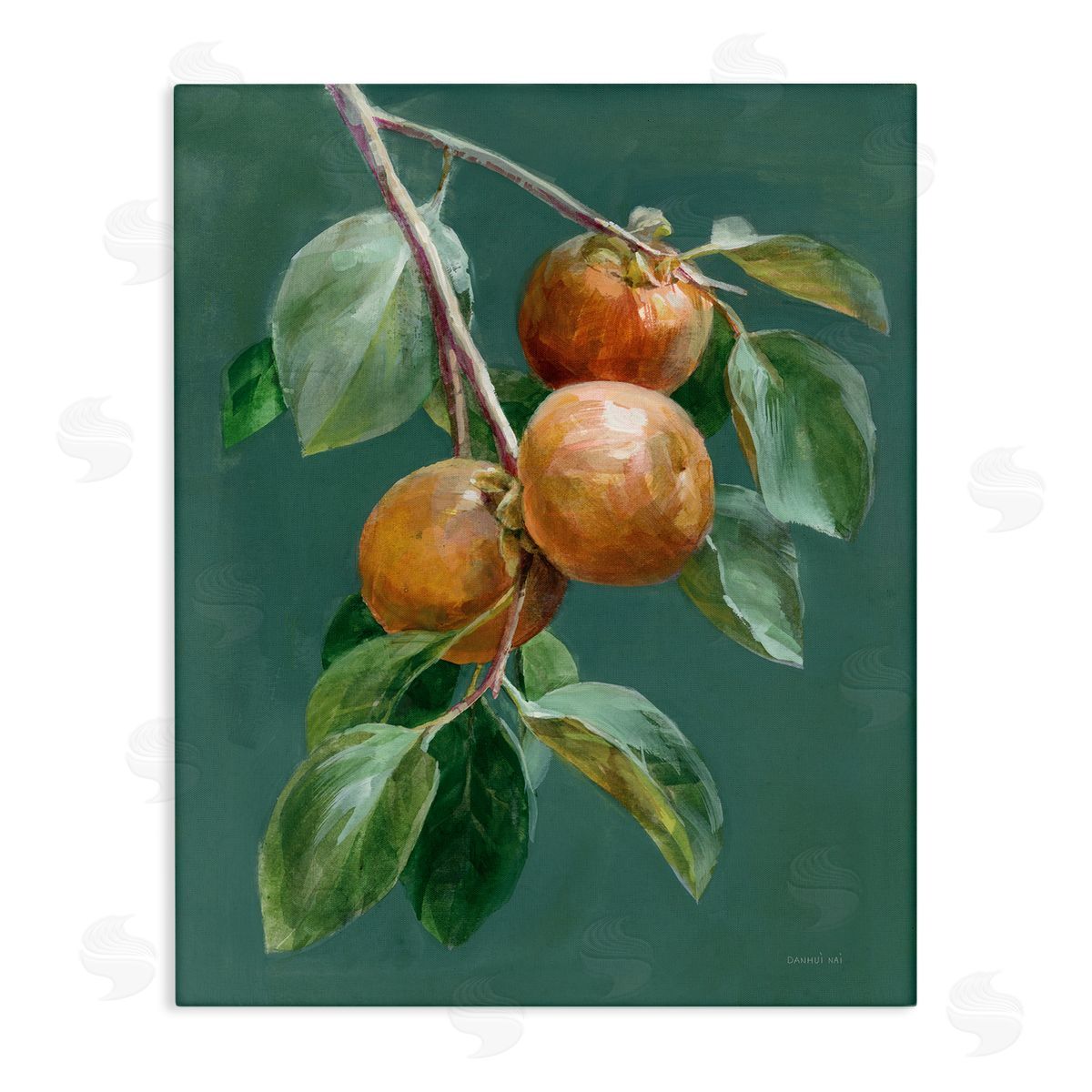 Autumn Harvest Fruits Canvas Wall Art, Home Decor by Danhui Nai