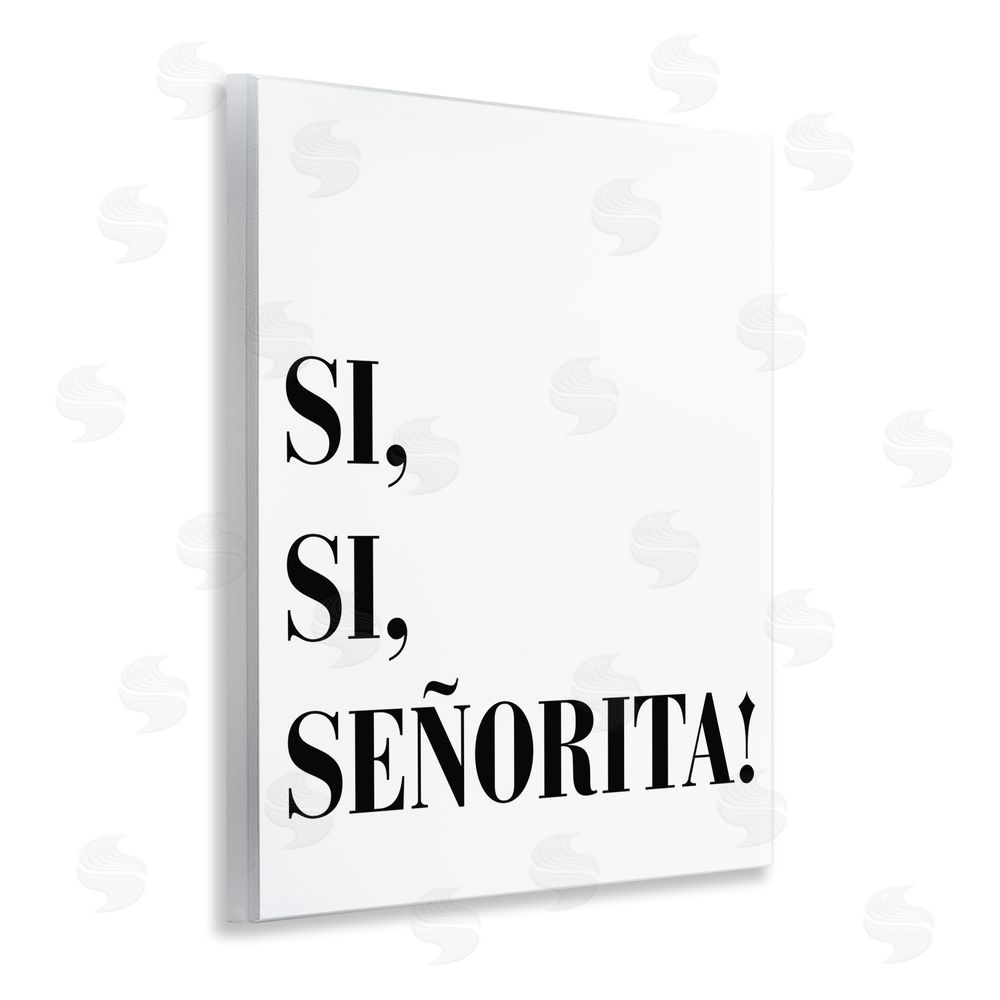 SD Graphics Studio Sí, Sí, Señorita Wooden Wall Plaque Art Print