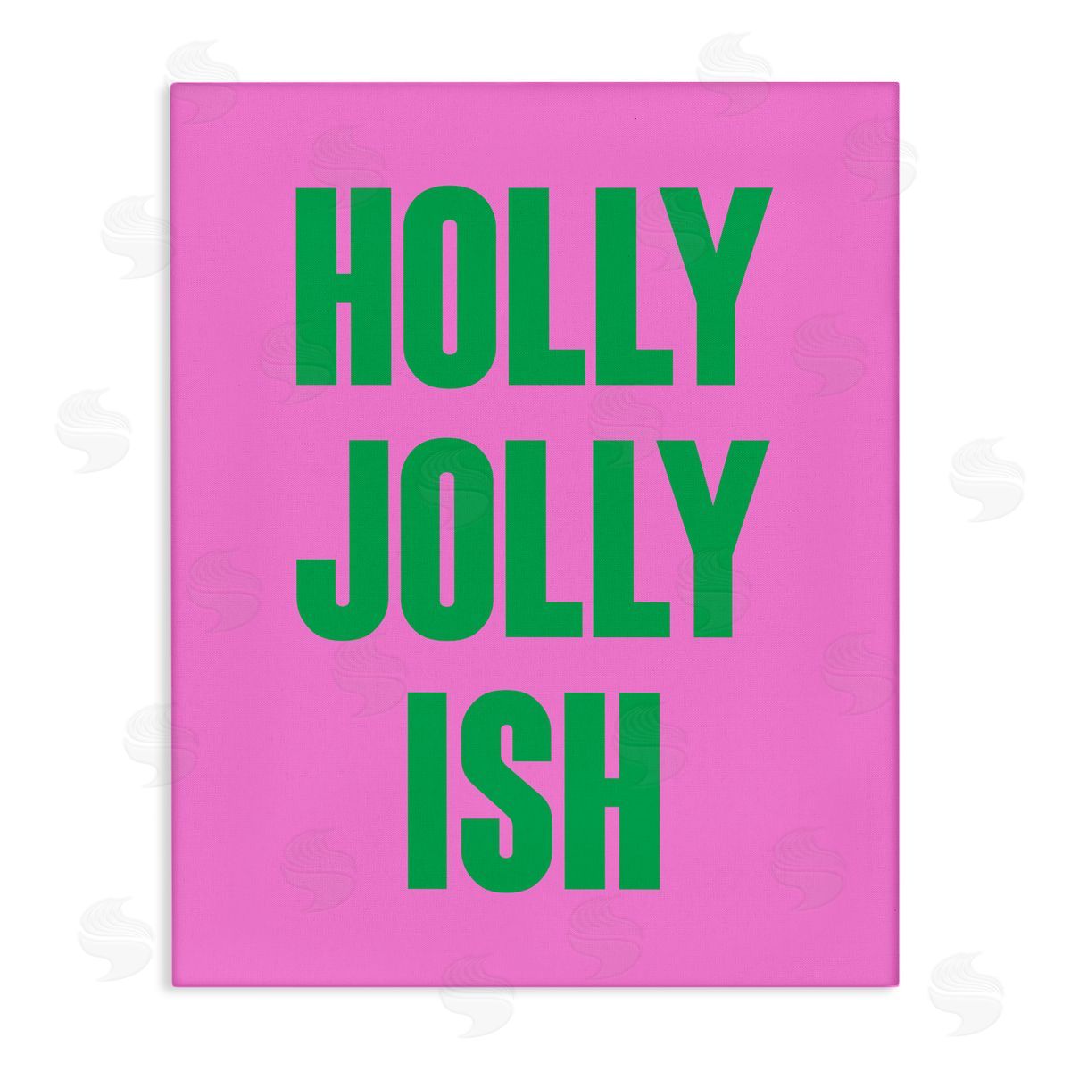 Holly Jolly Ish Humor Canvas Wall Art, Home Decor by House of Lulu
