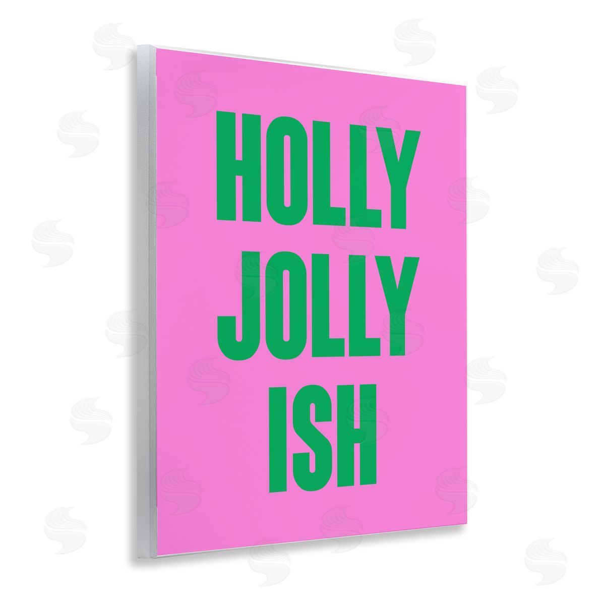 Holly Jolly Ish Humor Wood Plaque Wall Art, Home Decor by House of Lulu