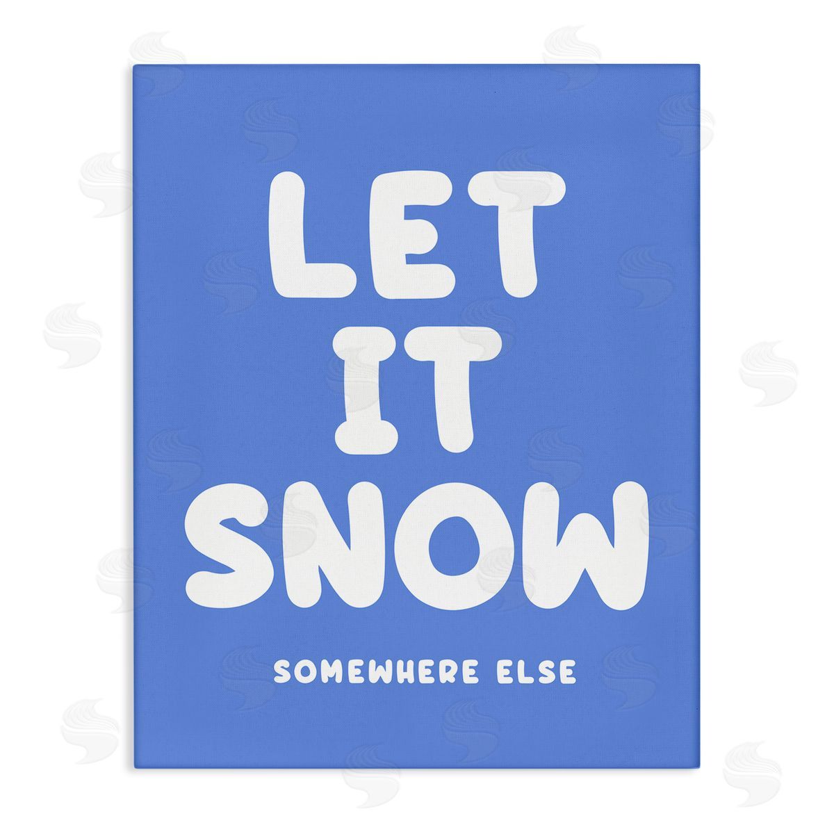 Snow Somewhere Else Canvas Wall Art, Home Decor by House of Lulu