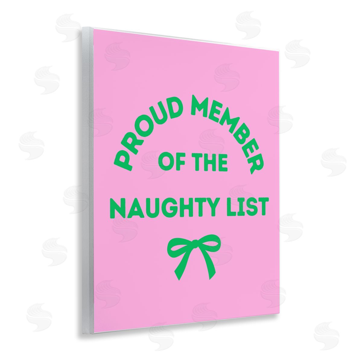 Proud Member Naughty List Wood Plaque Wall Art, Home Decor by House of Lulu