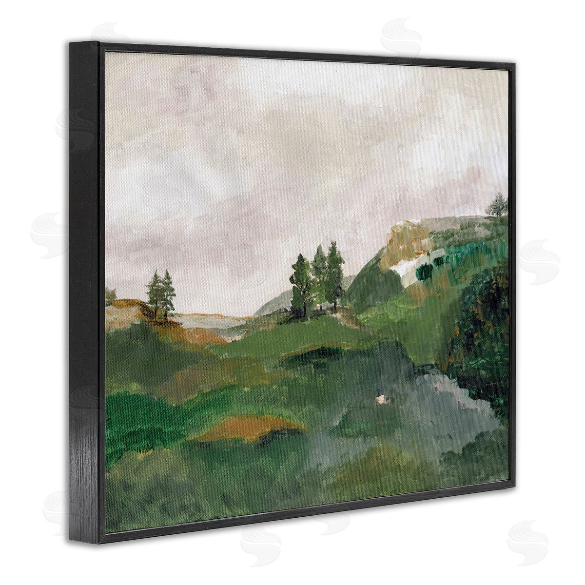 View From Grandma's Window Black Frame Print Wall Art, Home Decor by Nikita Jariwala