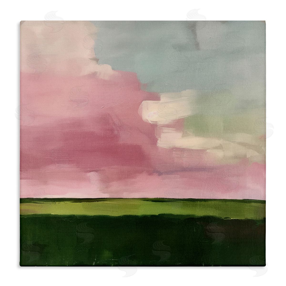 Pink Clouds Sunrise Canvas Wall Art, Home Decor by Svetlana Aleynikova